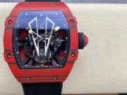 Swiss Replica Richard Mille RM27-03 41mm Red Matador Skeleton Dial Carbon Fiber Case - Image 9
