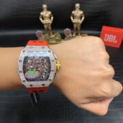 Replica Richard Mille RM 11-03 Men’s Watch with Diamond Bezel And Skeleton Dial Design - Image 6
