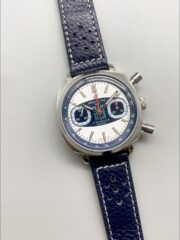 Breitling Top Time Chronograph Blue Leather Strap Watch(1;1Super Clone) - Image 2
