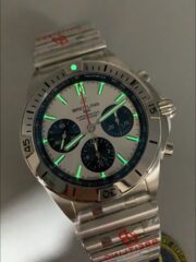 Breitling Chronomat B01 42 Edition 904L Steel Casing Silver Dial (1;1Super Clone) - Image 9