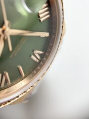 Rolex Day Date Presidential 18K Rose Gold Watch 40MM – Olive Green Dial(1:1Super Clone) - Image 5