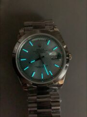 Rolex Day Date Presidential M228206-0004 904L Steel 40MM – Light Blue Dial (1:1Super Clone) - Image 11