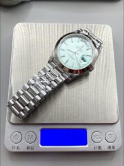 Rolex Day Date Presidential M228206-0004 904L Steel 40MM – Light Blue Dial (1:1Super Clone) - Image 10