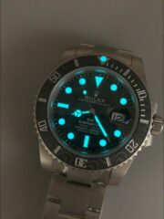 Rolex Submariner DiW Stainless Steel Casing Black Ceramic Bezel Edition Watch(1:1Super Clone) - Image 11