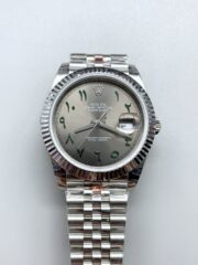 Rolex Datejust M126300 41MM ETA3235 Grey Arabic Dial – 904L Steel Casing(1:1Super Clone)