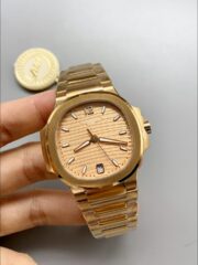 Patek Philippe Nautilus 7118/1200R-010 35MM Rose Gold(1:1 Super Clone) - Image 3