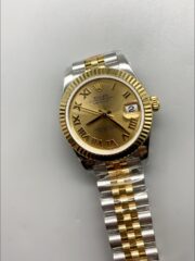 Rolex Datejust Gold with Roman Dial in 36MM (1;1Super Clone) - Image 5