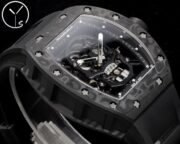 Richard Mille RM52-01 Replica Skull Tourbillon Carbon Fiber Camouflage - Image 7