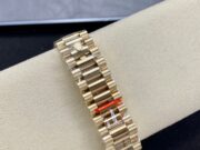 1:1 super clone Day Date Rolex Weekly Journal 18K Gold Plated counter weight - Image 10