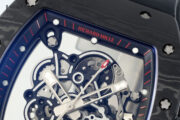 Richard Mille RM055 Skeleton Watch with Black Rubber Strap – Super Clone - Image 7