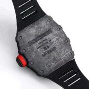 Richard Mille RM 35-01 Rafael Nadal Replica Swiss Watch – Skeleton Dial, NTPT Carbon Case, Black Rubber Strap - Image 8