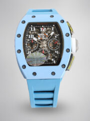 Best Richard Mille RM11-03 Carbon Fiber Chronograph Replica Black Dial Watch