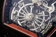 Best Richard Mille RM 21-02 Tourbillon Aerodyne Replica Watch - Orange Leather Strap - Image 5