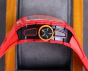Best Richard Mille RM 50-03 Mclaren Replica Red Strap Watch For Men – Red Carbon Skeleton Dial with Swiss Movement - Image 8
