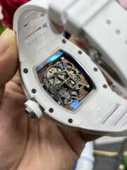 Richard Mille RM055 BBR White Ceramic Skeleton Swiss Replica Sports Watch, AAA Super Clone - Image 9