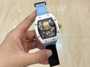 Replica Richard Mille RM 88 Smiley Automatic Winding Tourbillon with Blue Strap - Image 2