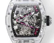 Richard Mille RM 38-02 Tourbillon Replica Watch – Transparent Crystal Case - Image 3