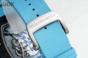 Best Replica RICHARD MILLE RM 55 – Swiss Movement Super Clone with Carbon Case & Blue Rubber Strap - Image 10
