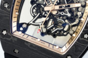 Richard Mille RM055 Skeleton Watch with Black Rubber Strap – Swiss Replica - Image 5