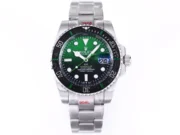 Rolex Submariner PARAKEET – Custom Green Gradient Dial, Stainless Steel