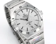 Omega Constellation Ceramic Silver Watch - Image 2