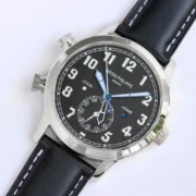 Patek Philippe Calatrava Pilot Travel Time Black Dial - Image 3