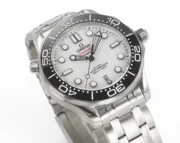 Omega Seamaster Planet Ocean 600m Co-Axial Master Chronometer 42mm Diver’s Watch – Stainless Steel with Black Ceramic Bezel, White Dial by Brand - Image 3