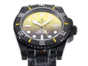 Rolex Submariner PARAKEET – Custom Gradient Green Dial, Black Carbon Fiber Bezel, 904L Stainless Steel - Image 4