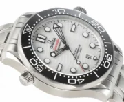 Omega Seamaster Planet Ocean 600m Co-Axial Master Chronometer 42mm Diver’s Watch – Stainless Steel with Black Ceramic Bezel, White Dial by Brand - Image 4