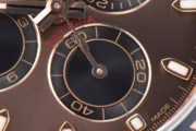Rolex Daytona Watch with Black Rubber Strap, Brown Dial, and Exquisite - Image 5