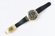 Rolex Daytona – Gold & Black Rubber Strap - Image 5