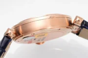 Cartier Pasha de Cartier 30mm Rose Gold Blue Leather - Image 9