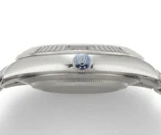 Rolex Datejust Silver Fluted Bezel Stainless Steel Watch with New 3235 Movement – Collectio - Image 6