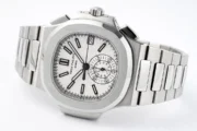 Patek Philippe Nautilus 5980 Silver Chronograph – Watch & Excellence - Image 6
