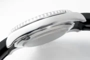 Rolex Yacht-Master 42mm Platinum Case Watch with Diamond & Amethyst Bezel and Black Rubber Strap - Image 7