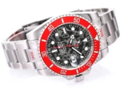 Rolex Submariner PARAKEET – Custom Black Gradient Green Dial with Red Bezel – 904L Stainless Steel by Official Store - Image 7