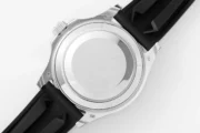 Rolex Yacht-Master “Heavy Edition” – Black Dial with Rainbow Bezel, Rubber Strap - Image 8