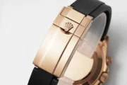 Rolex Daytona Rose Gold Black Rubber Strap Chronograph - Image 8