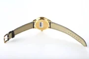Omega De Ville Gold Watch Black Strap - Image 3