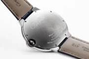 Cartier Ballon Bleu 42mm Blue Leather Watch - Image 9