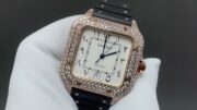 1:1 Super Clone Cartier Santos Middle East Full Diamond - Image 4