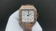 1:1 Super Clone Cartier Santos Middle East Full Diamond - Image 2
