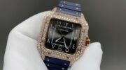 1:1 Super Clone Cartier Santos Middle East Full Diamond - Image 6