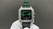 1:1 Super Clone Cartier Santos Middle East Full Diamond - Image 8
