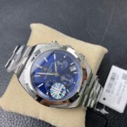 1:1 Super Clone Vacheron Constantin Overseas Chronograph Blue Dial - Image 7