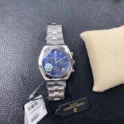 1:1 Super Clone Vacheron Constantin Overseas Chronograph Blue Dial - Image 5