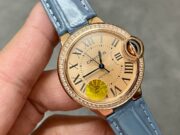 1:1 Super Clone Cartier Blue Balloon 33mm Mechanical - Image 9
