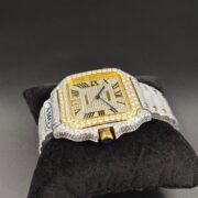 1:1 Super Clone Cartier Santos Middle East Full Diamond - Image 9
