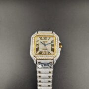 1:1 Super Clone Cartier Santos Middle East Full Diamond - Image 3