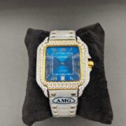 1:1 Super Clone Cartier Santos Middle East Full Diamond